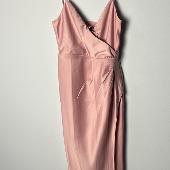 NWT Sachin & Babi Freya Charmeuse Maxi Dress 4 Dusty Rose - Picture 7 of 16